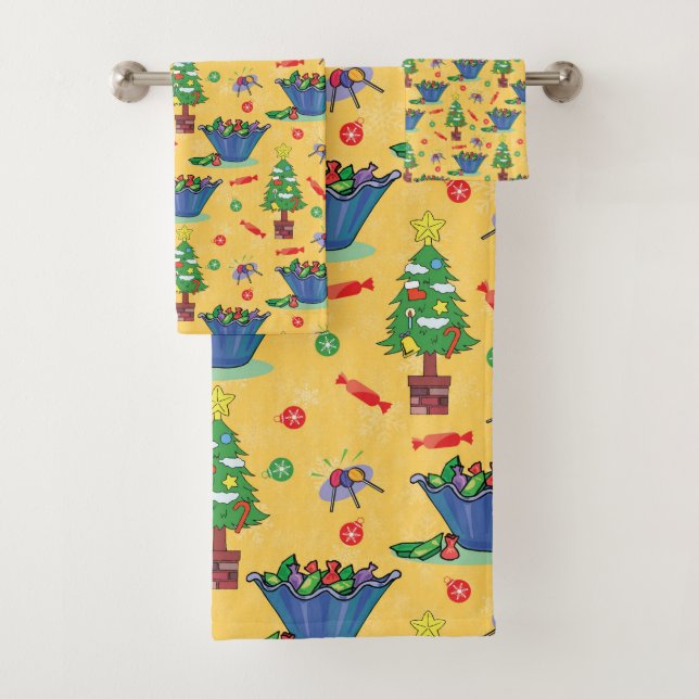 Conjunto De Toalhas Doces de Natal (Insitu)
