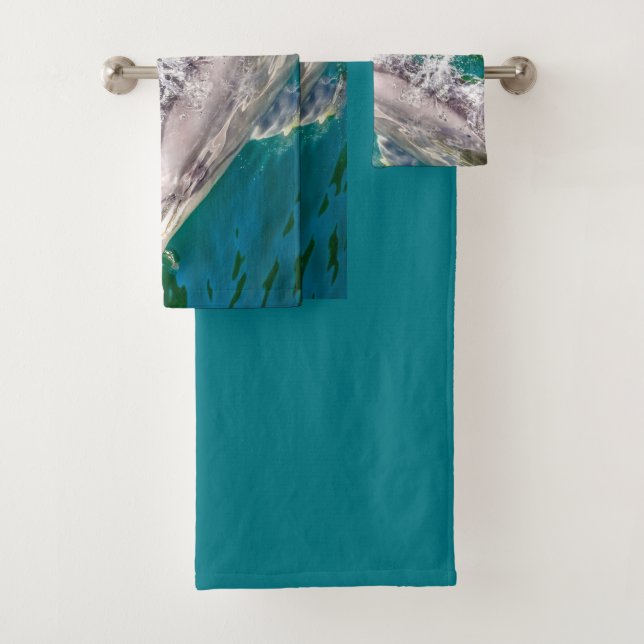 Conjunto De Toalhas Dolphin In Milford Sound, Nova Zelândia (Insitu)