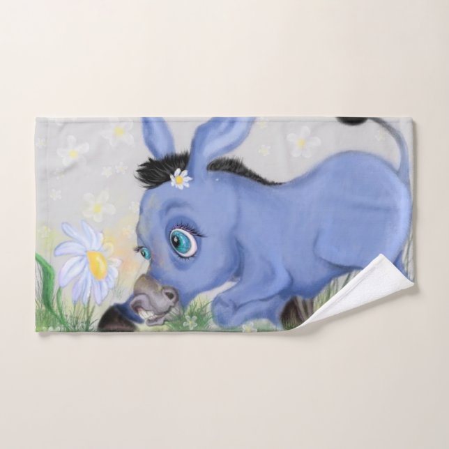 Conjunto De Toalhas Donkey e Daisy Bath Towels (Toalha de mão)