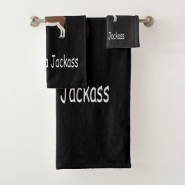 Conjunto De Toalhas Donkey Humor