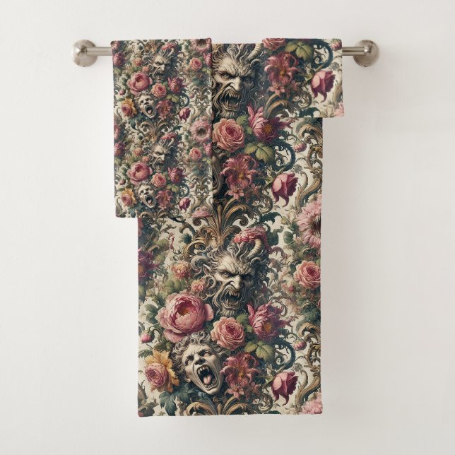 Conjunto De Toalhas Dores de Fome Barroca - Vitoriano Gótico (Insitu)