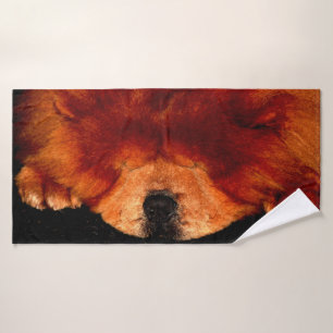 Conjunto De Toalhas Dormir Chow Chow btcn