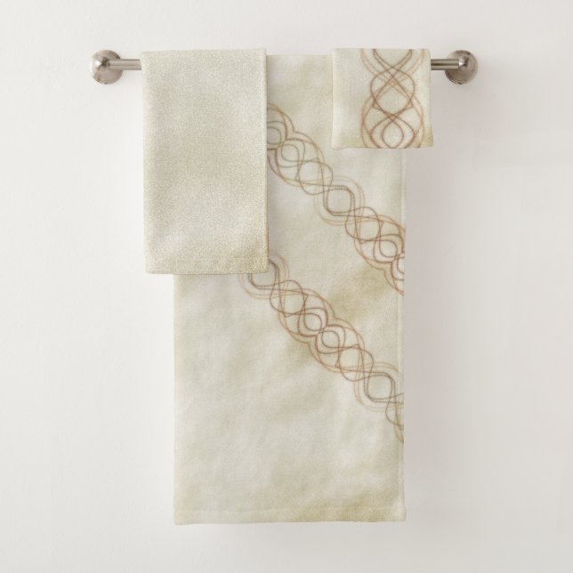 Conjunto De Toalhas Dourado (Insitu)