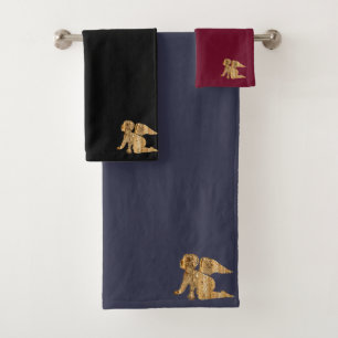 Conjunto De Toalhas Dourado anjo para bebês (mix)