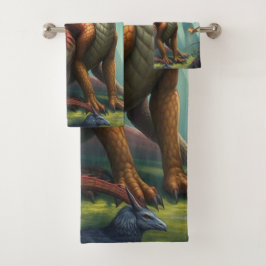 Conjunto De Toalhas 🔥 Drachenwelt – Das Reich der Lüfte und Flammen