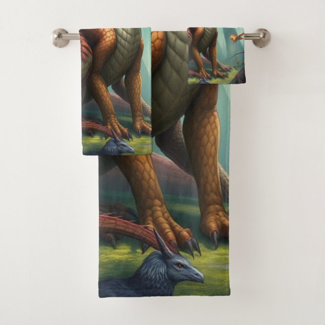 Conjunto De Toalhas 🔥 Drachenwelt – Das Reich der Lüfte und Flammen (Insitu)