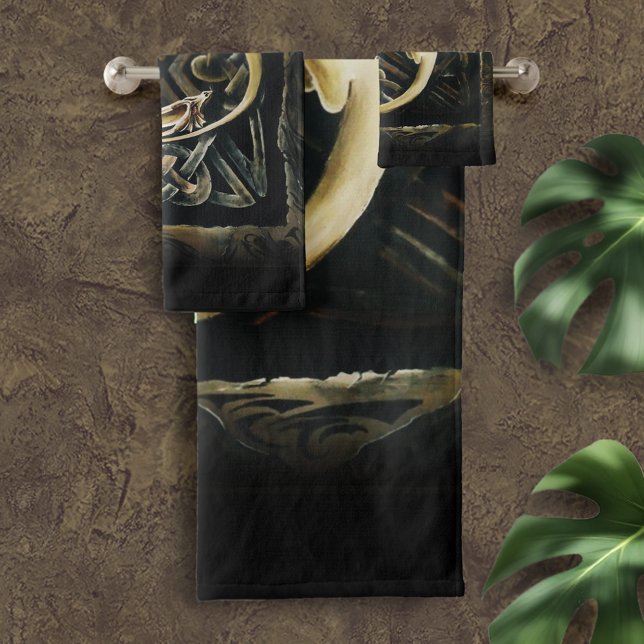 Conjunto De Toalhas Dragão de Nó Celular (Criador carregado)