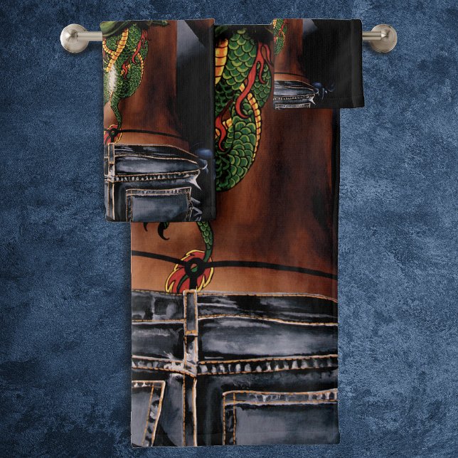 Conjunto De Toalhas Dragon Tattoo Woma (Criador carregado)