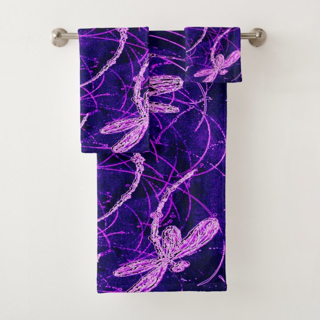 Conjunto De Toalhas Dragonfly Disco (Insitu)