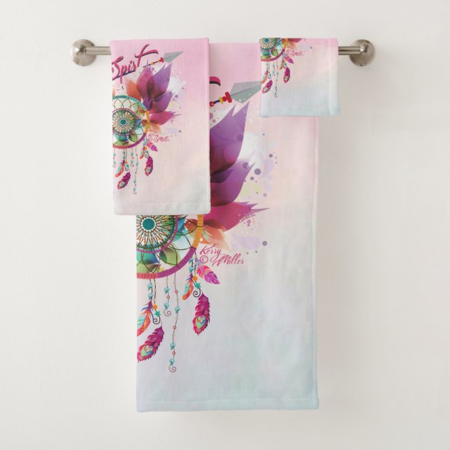 Conjunto De Toalhas Dream Catcher and Arrow (Insitu)