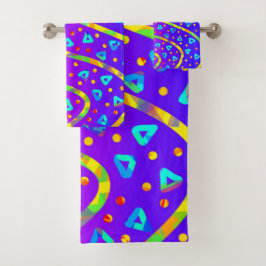 Conjunto De Toalhas Dream Wave Festival - Cool Candy Rain