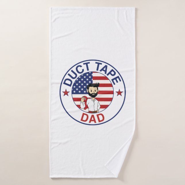 Conjunto De Toalhas Duct Tape Dad - Towel (Toalha de Banho)