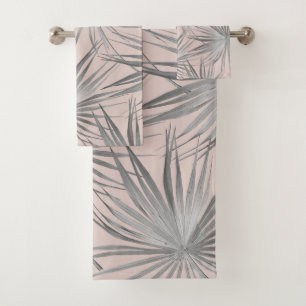 Conjunto De Toalhas Dushi Fan Palm Bliss #3 #tropical #decor #art