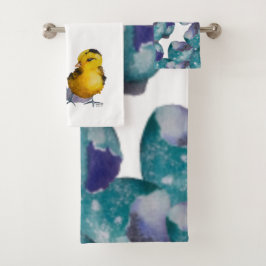 Conjunto De Toalhas Easter Egg Chick