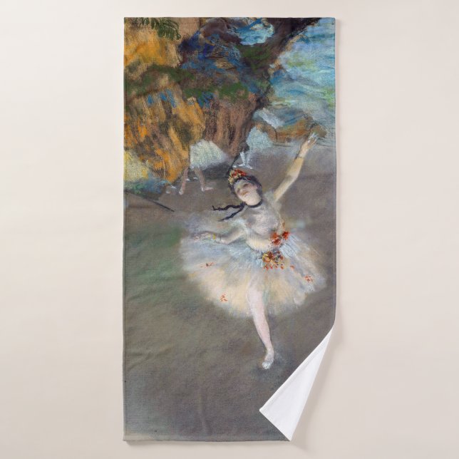 Conjunto De Toalhas Edgar Degas - A Estrela / Dançarina no Palco (Toalha de Banho)