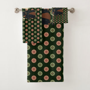 Conjunto De Toalhas Edo no hana kodomo asobi "Gobankumi-Shigumi"