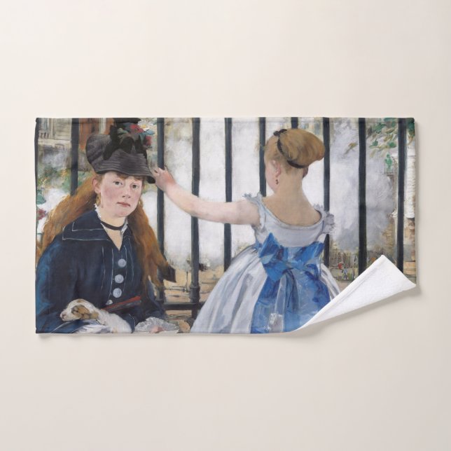 Conjunto De Toalhas Edouard Manet - A Via Ferroviária (Toalha de mão)