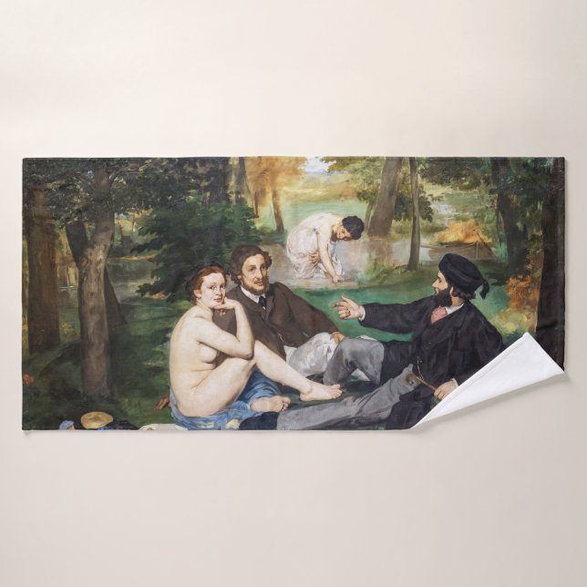 Conjunto De Toalhas Edouard Manet - Luncheon na Grass (Toalha de Banho)