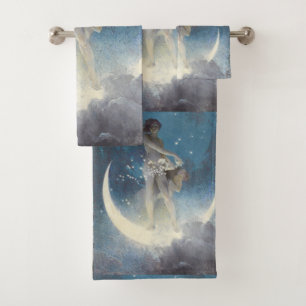 Conjunto De Toalhas Edwin Blashfield Stars Disparando Arte Nouveau