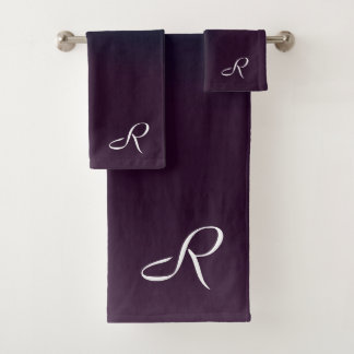 Conjunto De Toalhas EggPlant