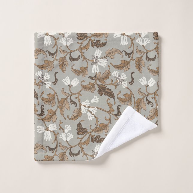 Conjunto De Toalhas Elegância Botânica Vintage (Pano de lavar)