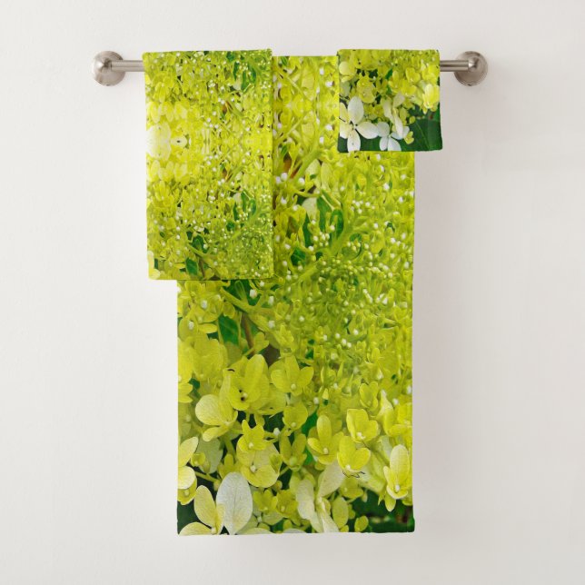 Conjunto De Toalhas Elegante Chartreuse Verdes (Insitu)