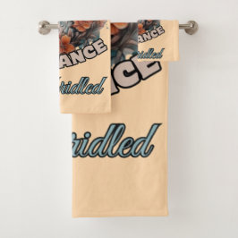 Conjunto De Toalhas Elegante Equine Beauty: Orange Flower Necklace Des