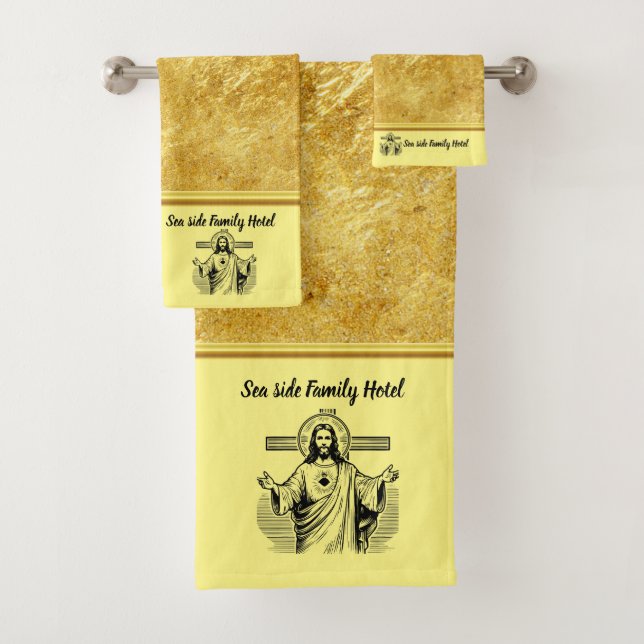 Conjunto De Toalhas Elegante Essentials para o Hotel Seaside Family (Insitu)