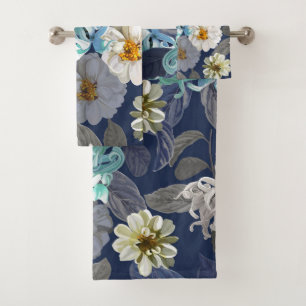 Conjunto De Toalhas Elegante floral decorativo em aquarela chamativo