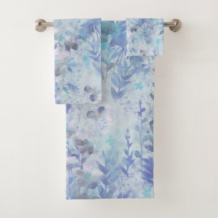 Conjunto De Toalhas Elegante floral decorativo em aquarela chamativo