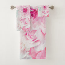 Elegante Rosa Floral Pintada