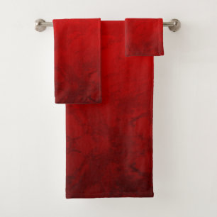 Conjunto De Toalhas Elegante Ruby Red