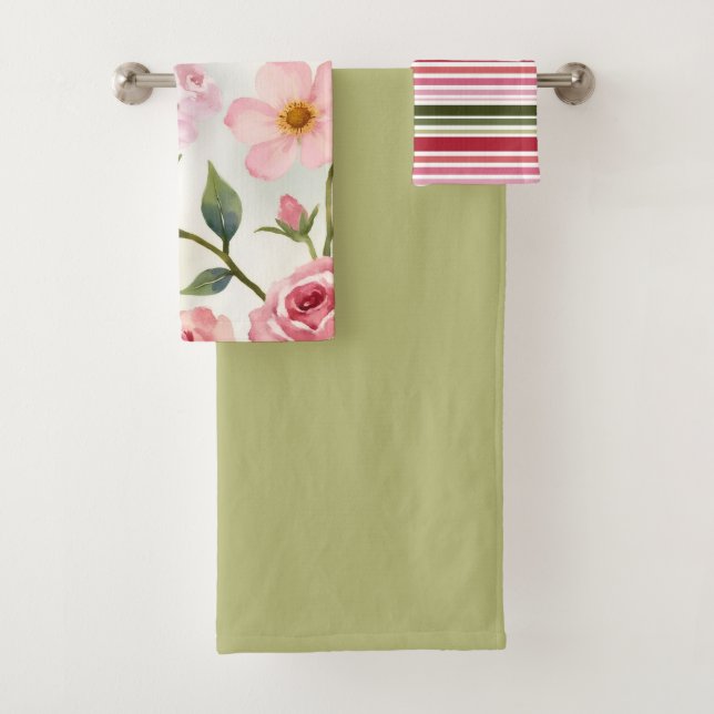 Conjunto De Toalhas Elegante Três Peças (Insitu)