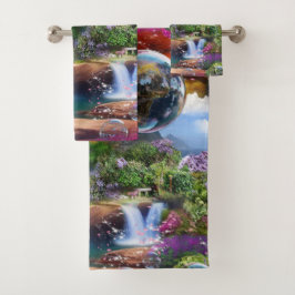 Conjunto De Toalhas Em que mundo maravilhoso eu vivo