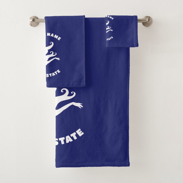 Conjunto de toalhas emblem da sereia personalizada (Insitu)