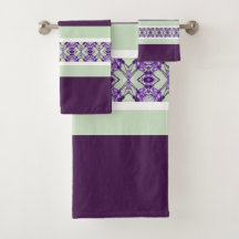 Ênfase Verde Roxo e Faixa Branca