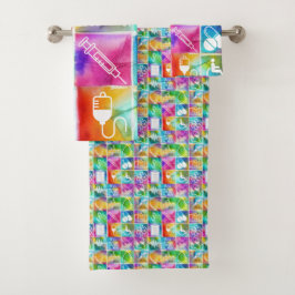 Conjunto De Toalhas Enfermeira Amor