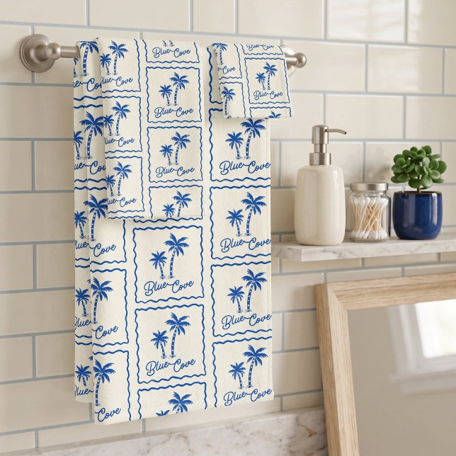 Conjunto De Toalhas Enseada Azul (Criador carregado)