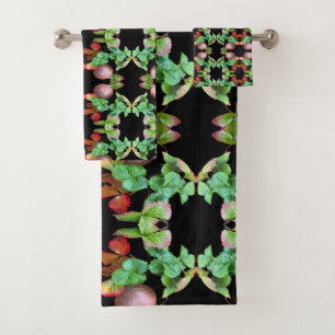 Conjunto De Toalhas Entre na Temporada de Morango Jardim de Casa Foto