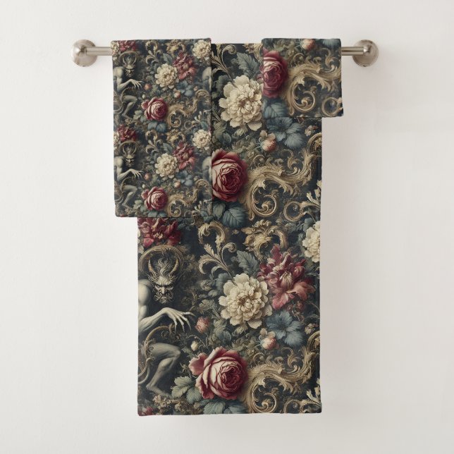 Conjunto De Toalhas Entregue-nos da Decadência - Vitoriano Gótico (Insitu)