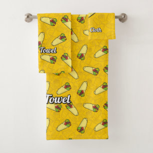 Conjunto De Toalhas Envoltório do sanduíche da tortilha