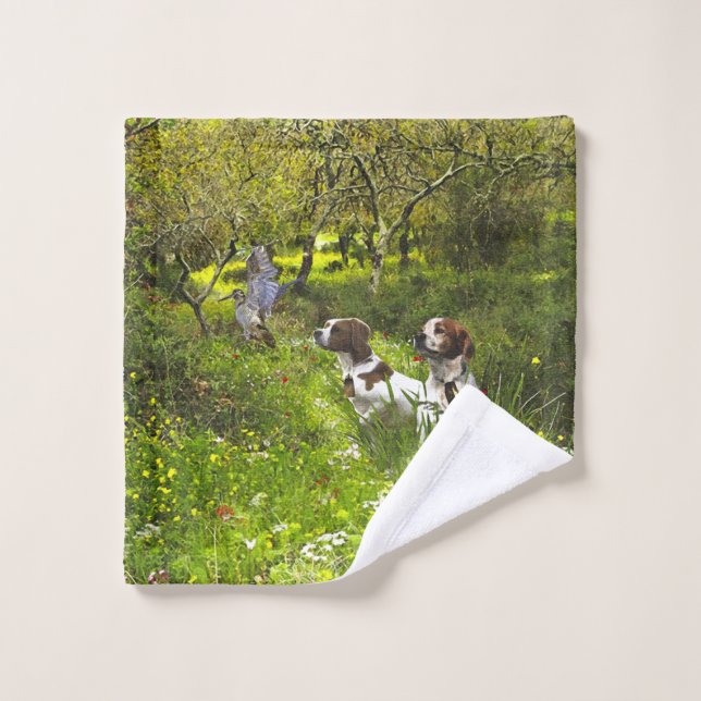 Conjunto De Toalhas Epagneul Breton, Bretanha Spaniel (Pano de lavar)