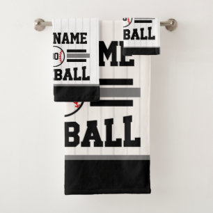 Conjunto De Toalhas Equipe de NOME Personalizada do Jogador de Basebal