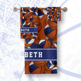 Conjunto De Toalhas equipe esportiva de basquetebol