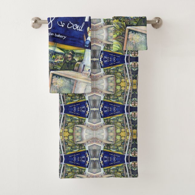 Conjunto De Toalhas Equivalente Luminoso da Emoção Passiva (Insitu)