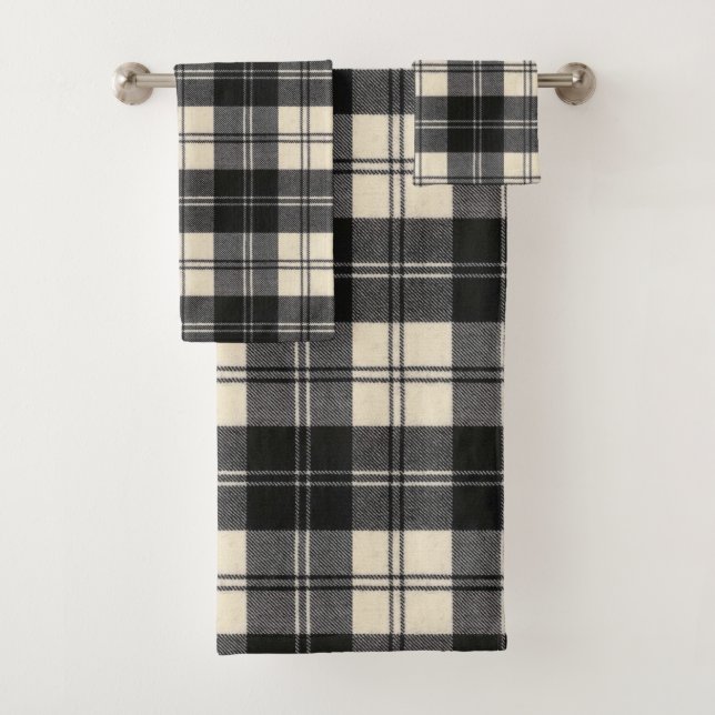 Conjunto De Toalhas Erskine Modern Original Tartan (Insitu)