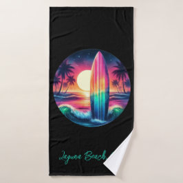 Conjunto De Toalhas Escape do surfboard