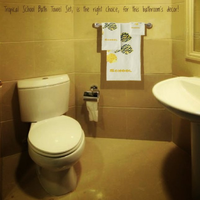 Conjunto De Toalhas Escola Tropical (Criador carregado)