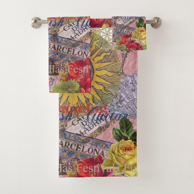 Conjunto De Toalhas Espanha Sunshine - Arte Espanhola (Insitu)