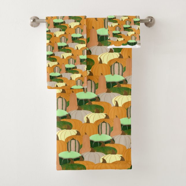 Conjunto De Toalhas Esquadrão de outono de padrão de colheita (Insitu)